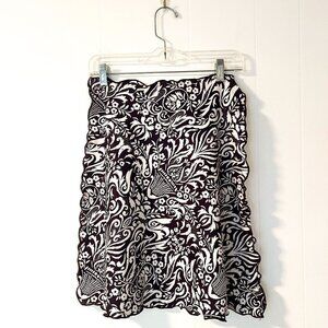 Haystacks a line stretchy ruffle hem skirt Small